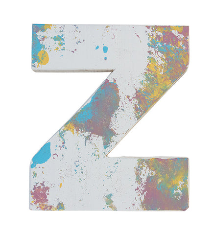 Letra Z multicolor