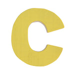Letra C amarillo