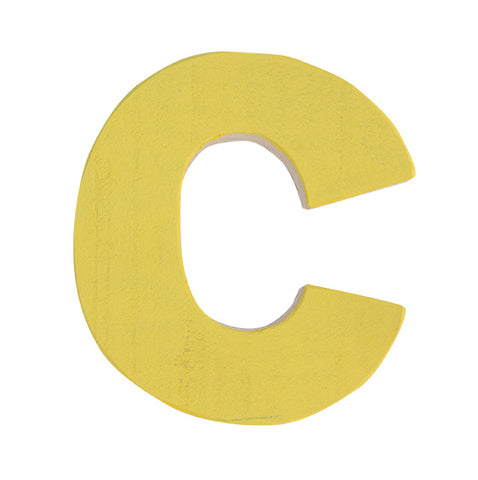 Letra C amarillo