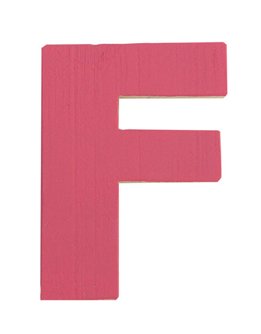 Letra F rojo