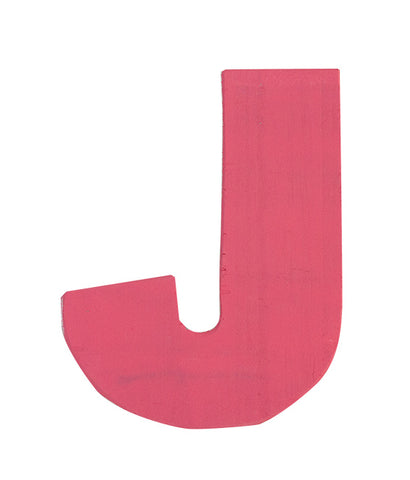 Letra J rojo
