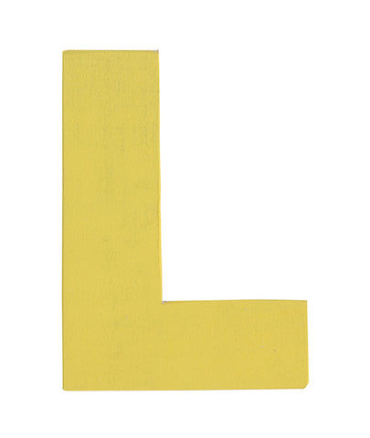 Letra L amarillo