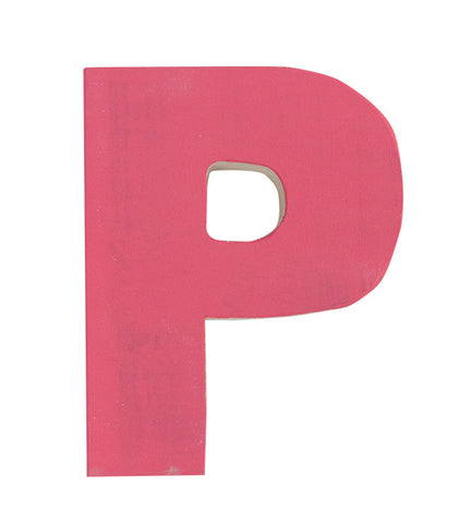 Letra P rojo