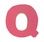 Letra Q rojo