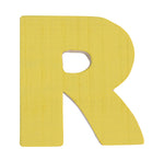 Letra R amarillo