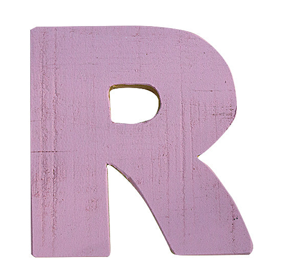 Letra R rosa – La casita de Margaux