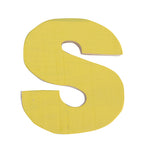Letra S amarillo